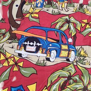 UHULA HAWAIIAN PILLOWCASE PALM TREES SURFBOARD SURF BEDDING TROPICAL BEACH CONDO